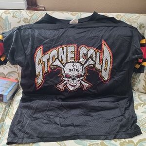 Stone Cold Black Graphic T-Shirt